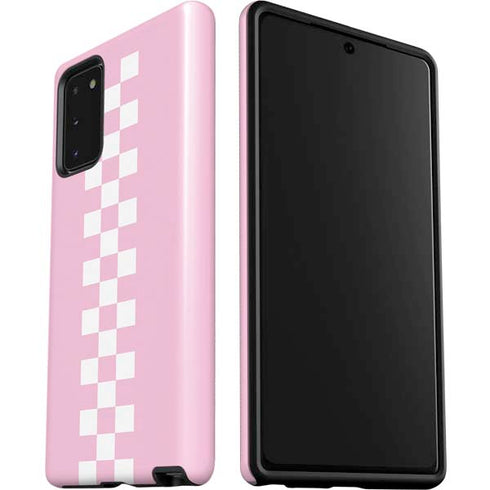 Pink Checkerboard Galaxy Note20 5G Pro Case