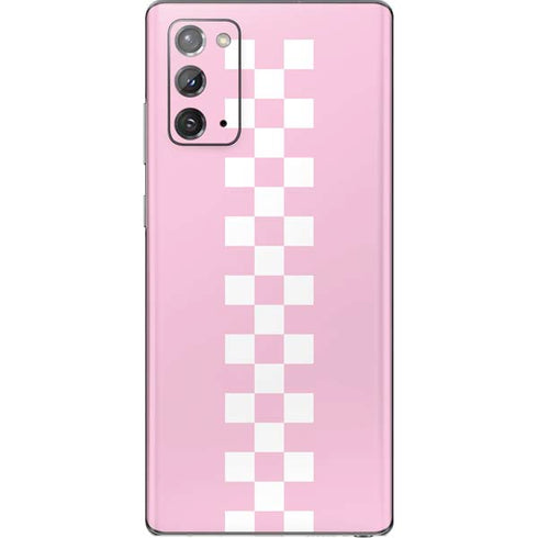 Pink Checkerboard Galaxy Note20 5G Skin