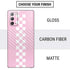 Pink Checkerboard Galaxy Note20 5G Skin