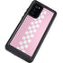 Pink Checkerboard Galaxy Note20 5G Waterproof Case