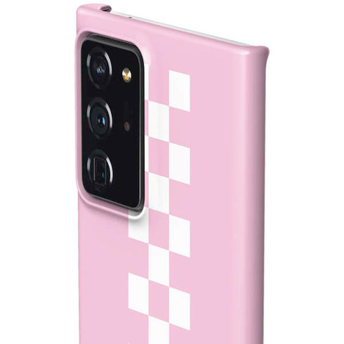 Pink Checkerboard Galaxy Note20 Ultra 5G Lite Case