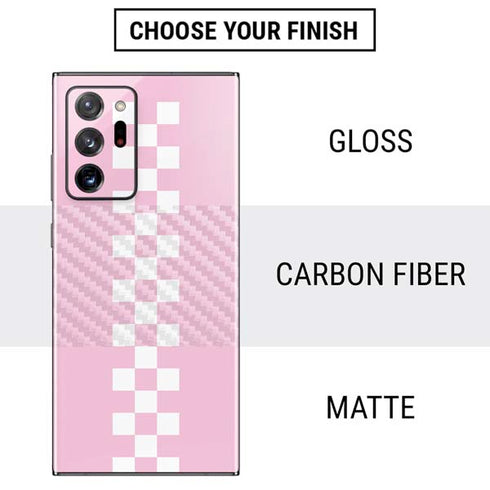 Pink Checkerboard Galaxy Note20 Ultra 5G Skin