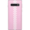 Pink Checkerboard Galaxy S10 Skin