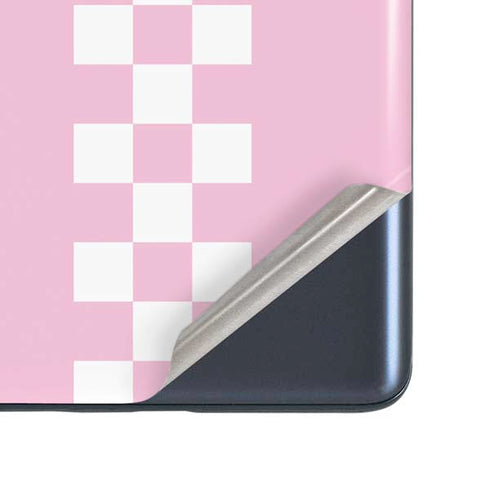 Pink Checkerboard Galaxy S20 Fan Edition Skin