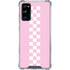 Pink Checkerboard Galaxy S20 FE Clear Case