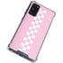 Pink Checkerboard Galaxy S20 FE Clear Case