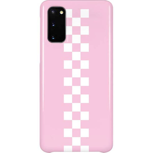 Pink Checkerboard Galaxy S20 Lite Case