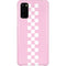 Pink Checkerboard Galaxy S20 Lite Case