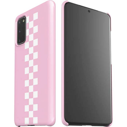 Pink Checkerboard Galaxy S20 Lite Case