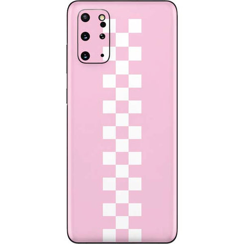 Pink Checkerboard Galaxy S20 Plus Skin