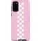 Pink Checkerboard Galaxy S20 Pro Case
