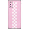 Pink Checkerboard Galaxy S20 Skin