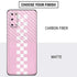 Pink Checkerboard Galaxy S20 Skin