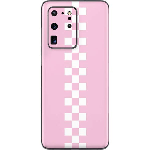Pink Checkerboard Galaxy S20 Ultra 5G Skin