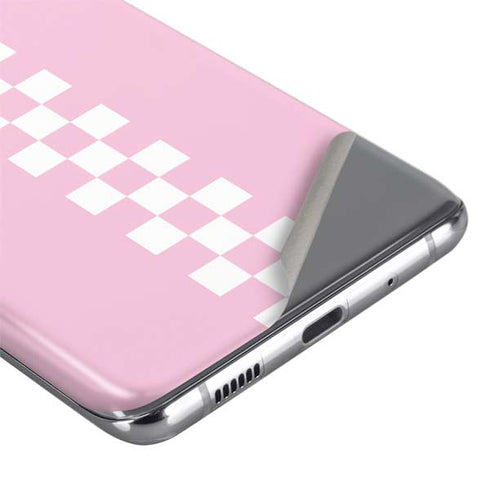 Pink Checkerboard Galaxy S20 Ultra 5G Skin