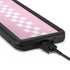 Pink Checkerboard Galaxy S20 Waterproof Case