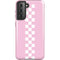 Pink Checkerboard Galaxy S21 5G Pro Case