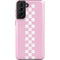 Pink Checkerboard Galaxy S21 Plus 5G Pro Case