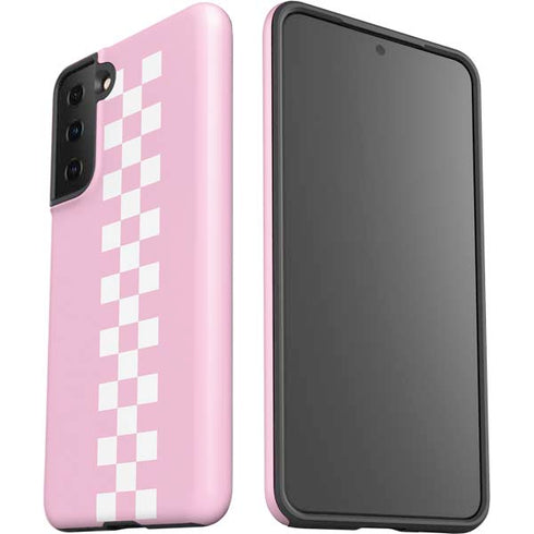 Pink Checkerboard Galaxy S21 Plus 5G Pro Case