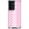 Pink Checkerboard Galaxy S21 Ultra 5G Clear Case