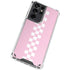 Pink Checkerboard Galaxy S21 Ultra 5G Clear Case