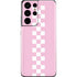 Pink Checkerboard Galaxy S21 Ultra 5G Skin