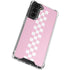 Pink Checkerboard Galaxy S22 Plus Clear Case
