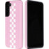 Pink Checkerboard Galaxy S22 Plus Pro Case