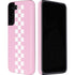 Pink Checkerboard Galaxy S22 Pro Case