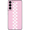 Pink Checkerboard Galaxy S22 Skin