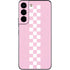 Pink Checkerboard Galaxy S22 Skin