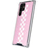 Pink Checkerboard Galaxy S22 Ultra Clear Case