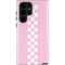 Pink Checkerboard Galaxy S22 Ultra Pro Case