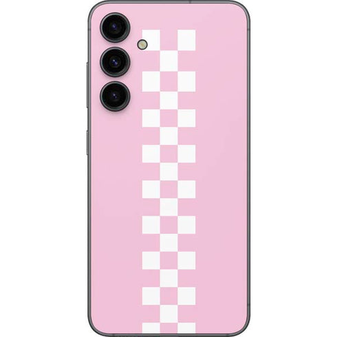 Pink Checkerboard Galaxy S23 FE Skin