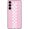 Pink Checkerboard Galaxy S23 FE Skin