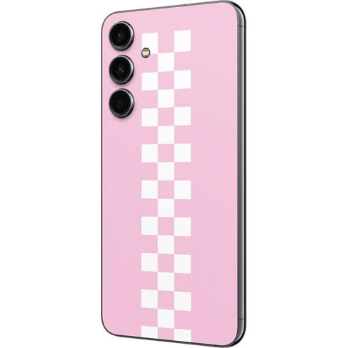 Pink Checkerboard Galaxy S23 FE Skin