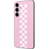 Pink Checkerboard Galaxy S23 FE Skin