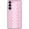 Pink Checkerboard Galaxy S23 Plus Skin