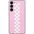 Pink Checkerboard Galaxy S23 Plus Skin