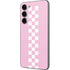Pink Checkerboard Galaxy S23 Plus Skin