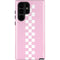 Pink Checkerboard Galaxy S24 Ultra Impact Case