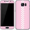 Pink Checkerboard Galaxy S7 Skin