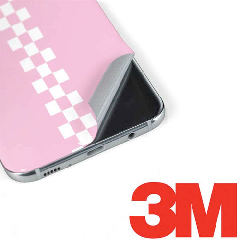 Pink Checkerboard Galaxy S8 Skin