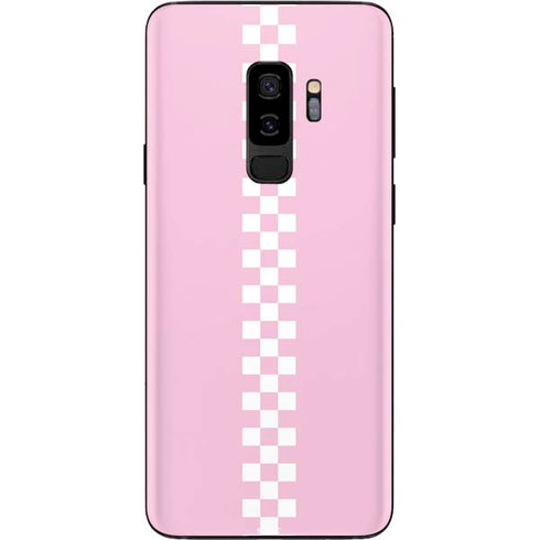 Pink Checkerboard Galaxy S9 Plus Skin