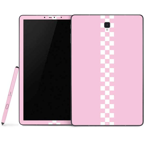 Pink Checkerboard Samsung Galaxy Tab Skin