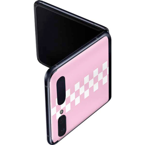 Pink Checkerboard Galaxy Z Flip Skin