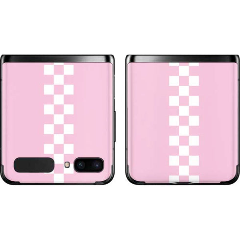 Pink Checkerboard Galaxy Z Flip Skin