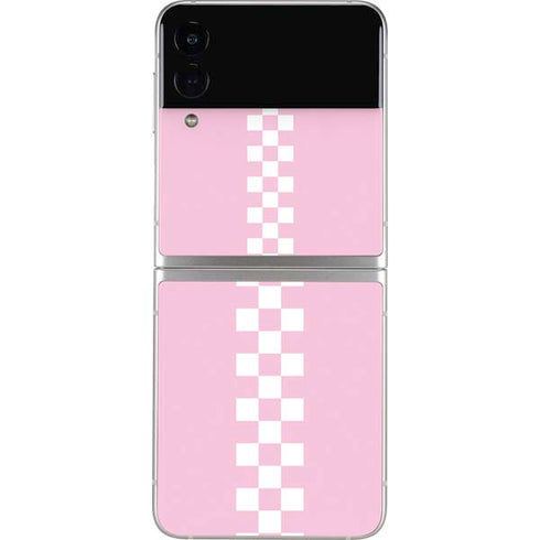 Pink Checkerboard Galaxy Z Flip3 5G Skin