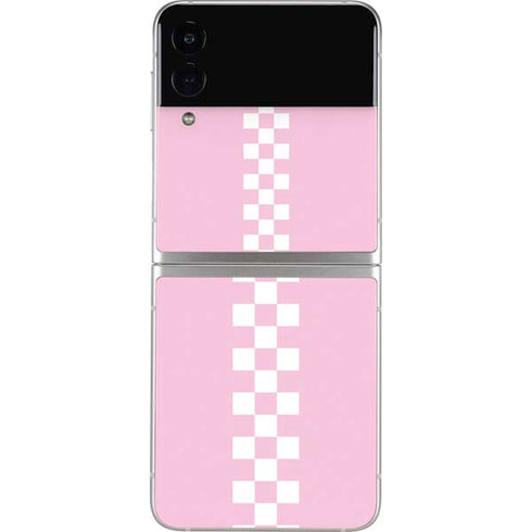 Pink Checkerboard Galaxy Z Flip4 5G Skin