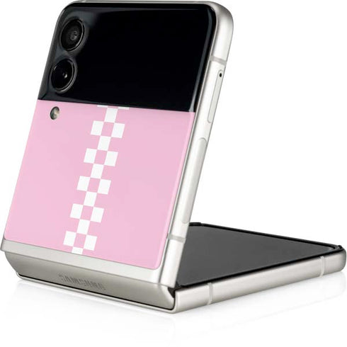 Pink Checkerboard Galaxy Z Flip4 5G Skin